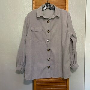 Nasty Gal corduroy button up